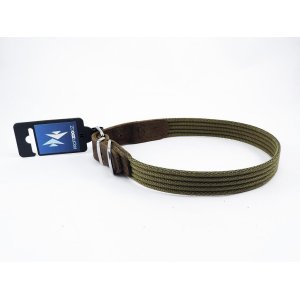 PROFIZOO Obojek bavlna (25mm x 55cm) khaki
