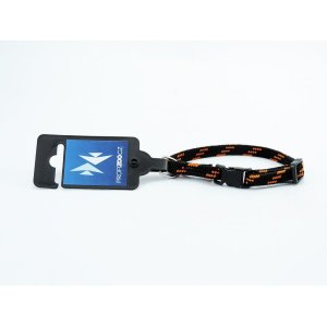 PROFIZOO Obojek NYLON (10mm x 18-28cm) černo-oranžová