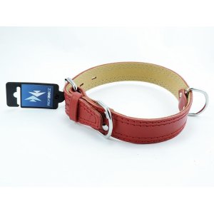 PROFIZOO Obojek HERRY obšitý (40mm x 65cm) červená