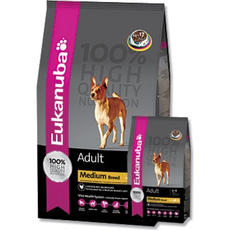 Eukanuba Adult Medium Breed 15 + 3 kg