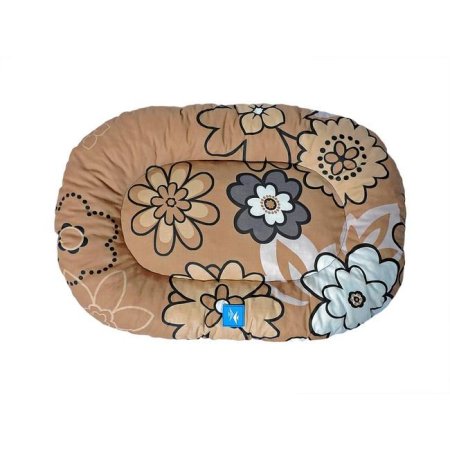 PROFIZOO Polštář standard č.0 40cm hnědá kytka (bav)