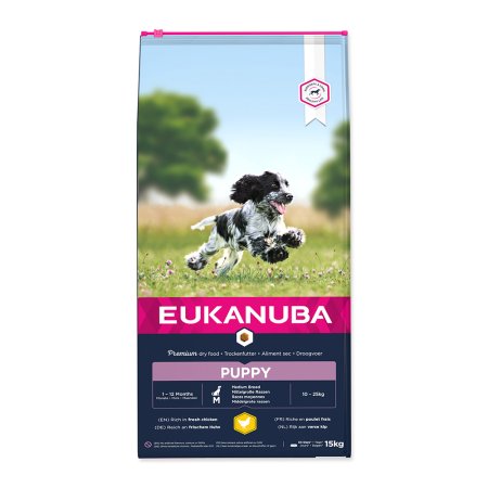 Eukanuba Puppy & Junior Medium Breed 15 kg