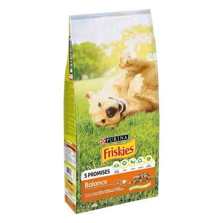 Friskies Balance s kuřetem a zeleninou 15 kg