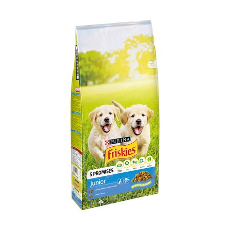 Friskies Junior s kuřetem, mlékem a zeleninou 15 kg