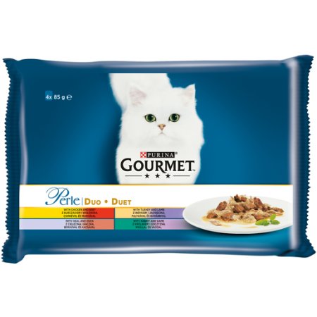 Gourmet Perle Maso & Drůbež & Zvěřina 4 x 85 g