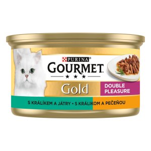 Gourmet Gold s králíkem a játry 85 g