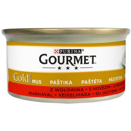 Gourmet Gold s hovězím 85 g