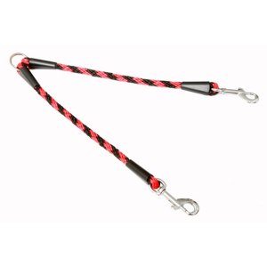 PROFIZOO Rozdvojka SPIRÁLA (10mm x 40cm) černo-červená