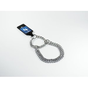 PROFIZOO Obojek polostahovací, 2řadý (1,6mm x 30cm) řetízek