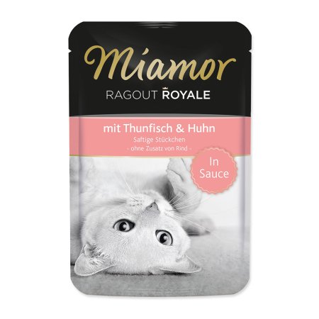 Kapsička MIAMOR Ragout Royale tuňák + kuře ve šťávě 100g