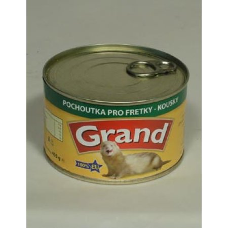 GRAND Pochoutka pro fretky - kousky 405 g