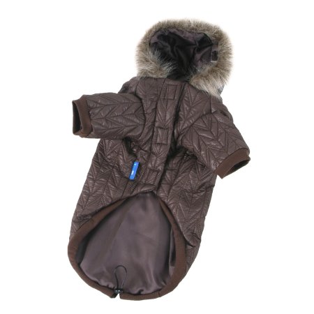 PROFIZOO Bunda prošívaná hnědá - XS