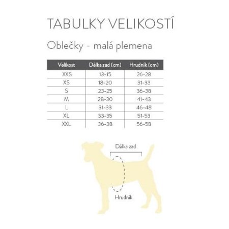 PROFIZOO Vesta Rainbow žlutá - S