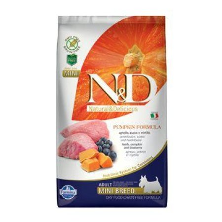 N&D Pumpkin DOG Adult Mini Lamb & Blueberry 2,5kg