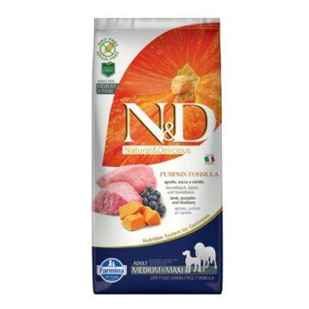 N&D Pumpkin DOG Adult M/L Lamb & Blueberry 12kg