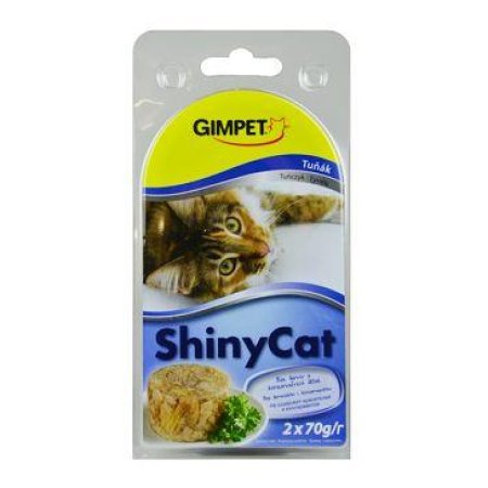 Gimpet kočka konz. ShinyCat tuňak 2x70g