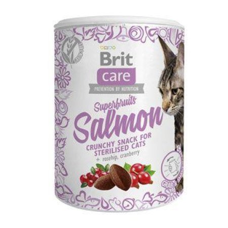 Brit Care Cat Snack Superfruits Salmon 100g