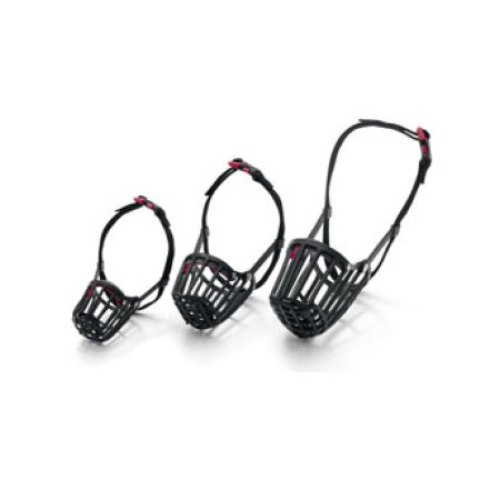 Náhubek plastový černý D: 40cm Š: 40-67cm