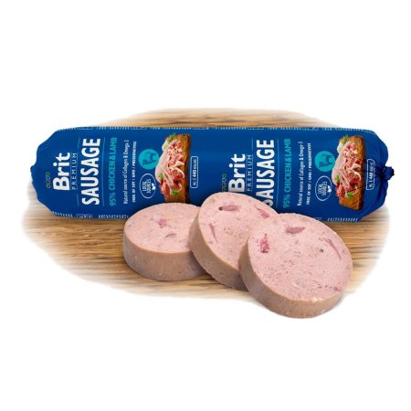 Brit Sausage Chicken & Lamb 800g