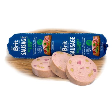 Brit Sausage Turkey & Pea 800g