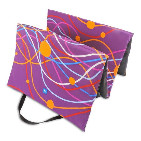 PROFIZOO Skládací Plážové Molitanové Lehátko 130cm fialovo-žlutá (bav)