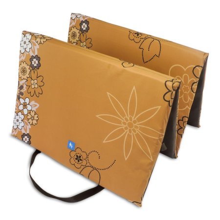 PROFIZOO Skládací Plážové Molitanové Lehátko 172cm hnědá kytka (bav)