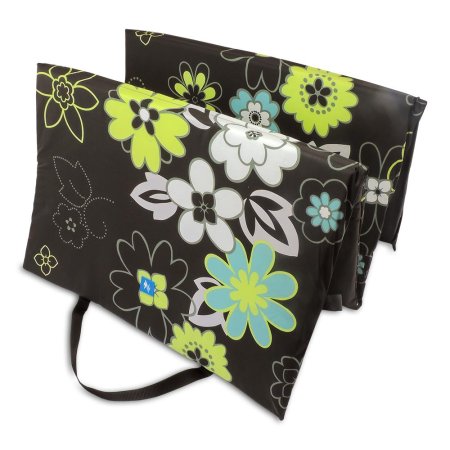 PROFIZOO Skládací Plážové Molitanové Lehátko 172cm černá kytka (bav)