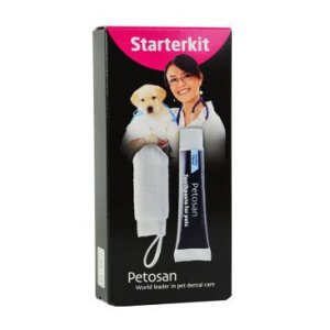 Petosan startovací sada kartáček na prst+pasta 20g 1ks
