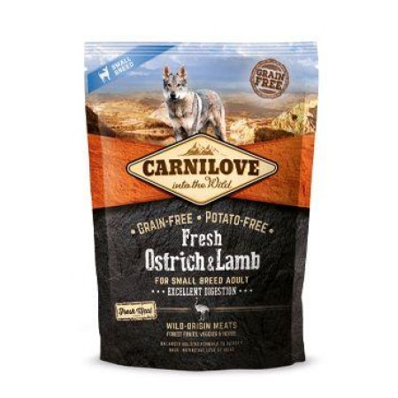 Carnilove Dog Fresh Ostrich & Lamb for Small Breed 1,5kg