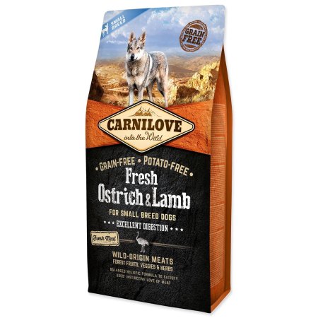 Carnilove Dog Fresh Ostrich & Lamb for Small Breed 6kg