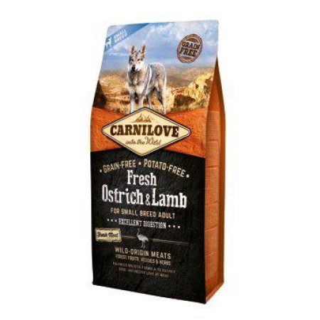 Carnilove Dog Fresh Ostrich & Lamb for Small Breed 6kg