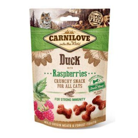 Carnilove Cat Crunchy Snack Duck & Raspberries 50g