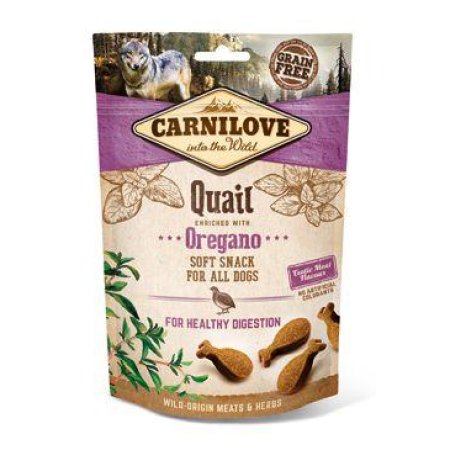 Carnilove Dog Semi Moist Snack Quail & Oregano 200g