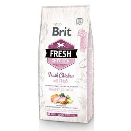 Brit Dog Fresh Chicken&Potato Puppy Healthy Growth 12kg