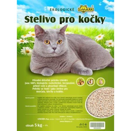 LIMARA Stelivo pro kočky ekologické 5 kg