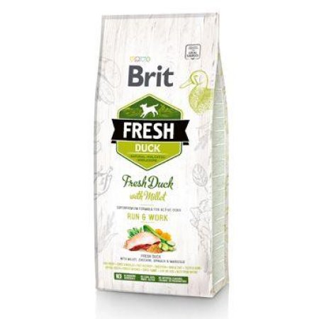 Brit Dog Fresh Duck & Millet Active Run & Work 2,5kg