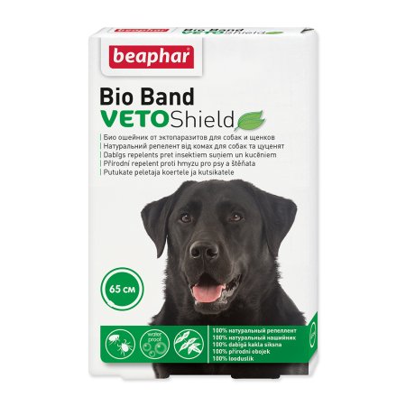 Obojek repelentní BEAPHAR Bio Band Veto Shield 65 cm 1ks