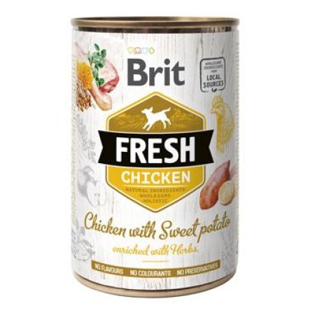 Brit Dog Fresh konz Chicken with Sweet Potato 400g