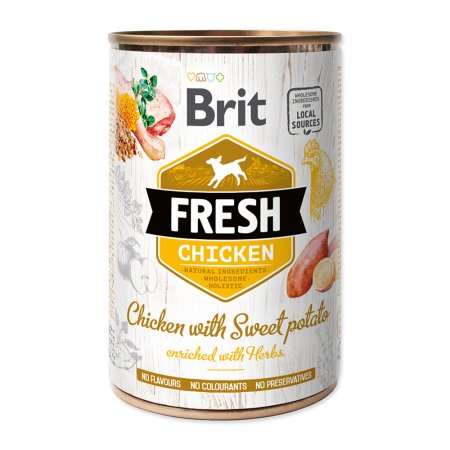 Brit Dog Fresh konz Chicken with Sweet Potato 400g