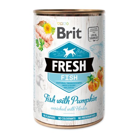 Brit Dog Fresh konz Fish with Pumpkin 400g