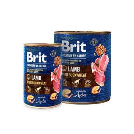 Brit Premium Dog by Nature konz Lamb & Buckwheat 800g