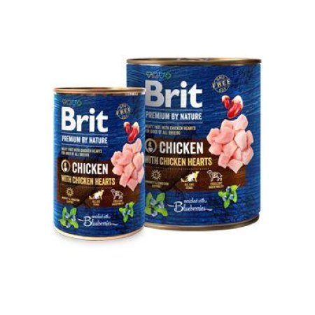 Brit Premium Dog by Nature konz Chicken & Hearts 800g