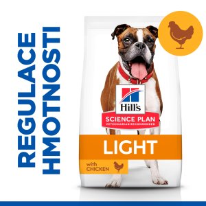 Hill’s Science Plan Light pro dospělé psy středních plemen s kuřecím 14 kg