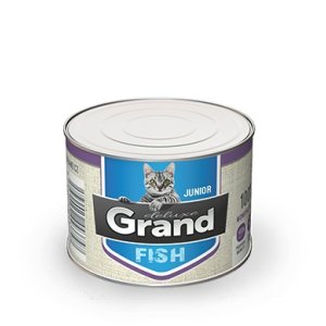 GRAND deluxe 100% Rybí pro kočku Junior 180 g