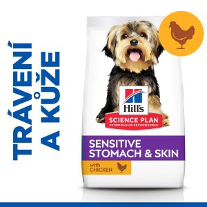Hill’s Science Plan Sensitive Stomach & Skin pro malé dospělé psy 6 kg