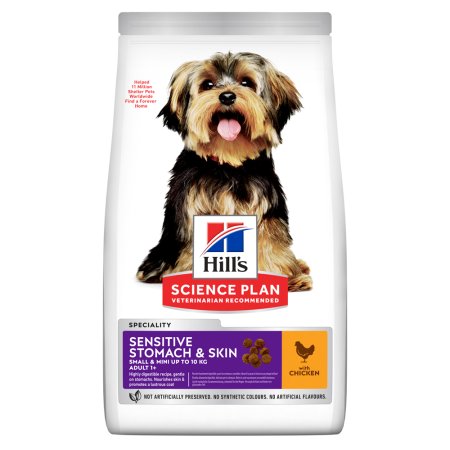 Hill’s Science Plan Sensitive Stomach & Skin pro malé dospělé psy 6 kg