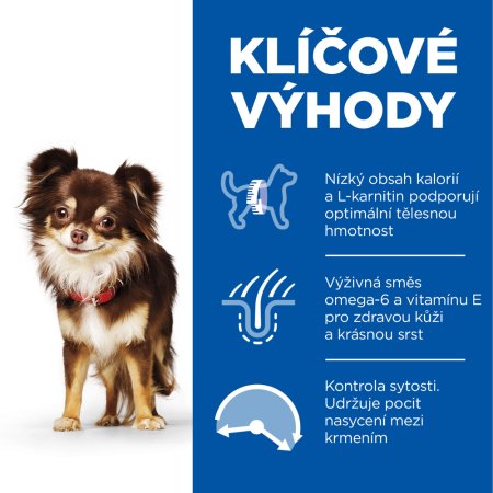 Hill’s Science Plan Light granule pro dospělé psy malých plemen s kuřecím 6 kg