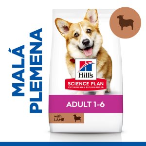 Hill’s Science Plan granule pro dospělé psy malých plemen s jehněčím a rýží 6 kg