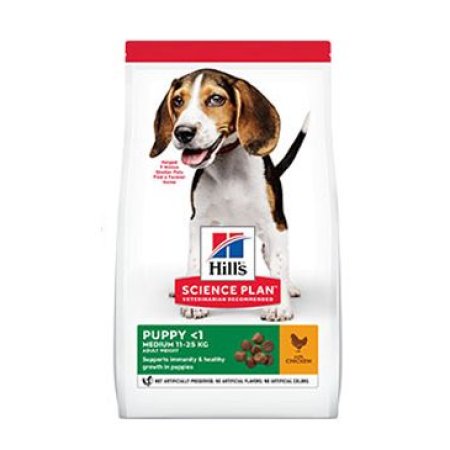 Hill’s Science Plan granule pro štěňata středních plemen s kuřecím 18 kg