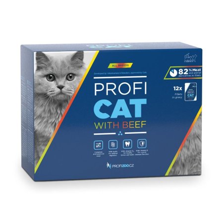 PROFICAT kapsička filety hovězí ve šťávě 12x85g